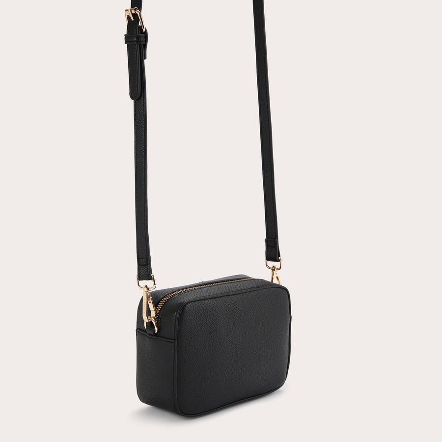 FRAME MINI X BODY Black Cross Body Bag by CARVELA